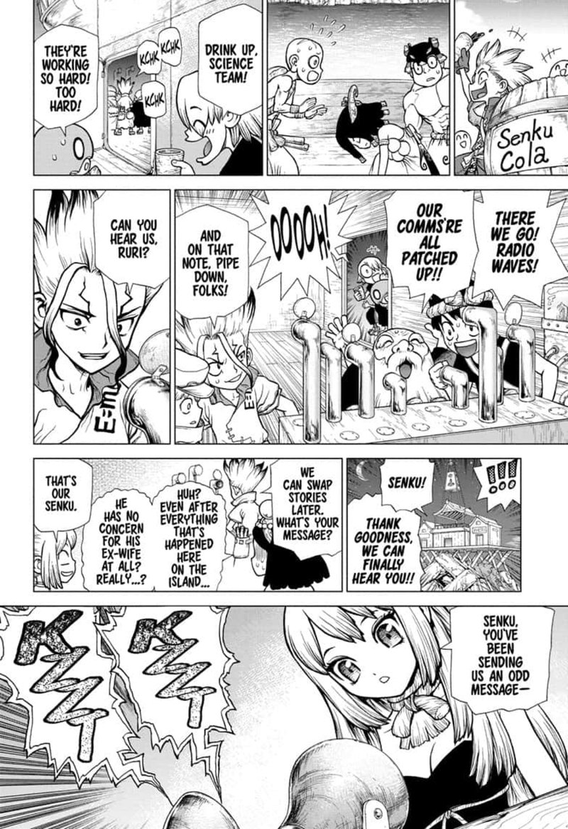 Dr. Stone Manga Chapter 138 page 14 - Epilogue of Part 3 (End of Part 3) scene
