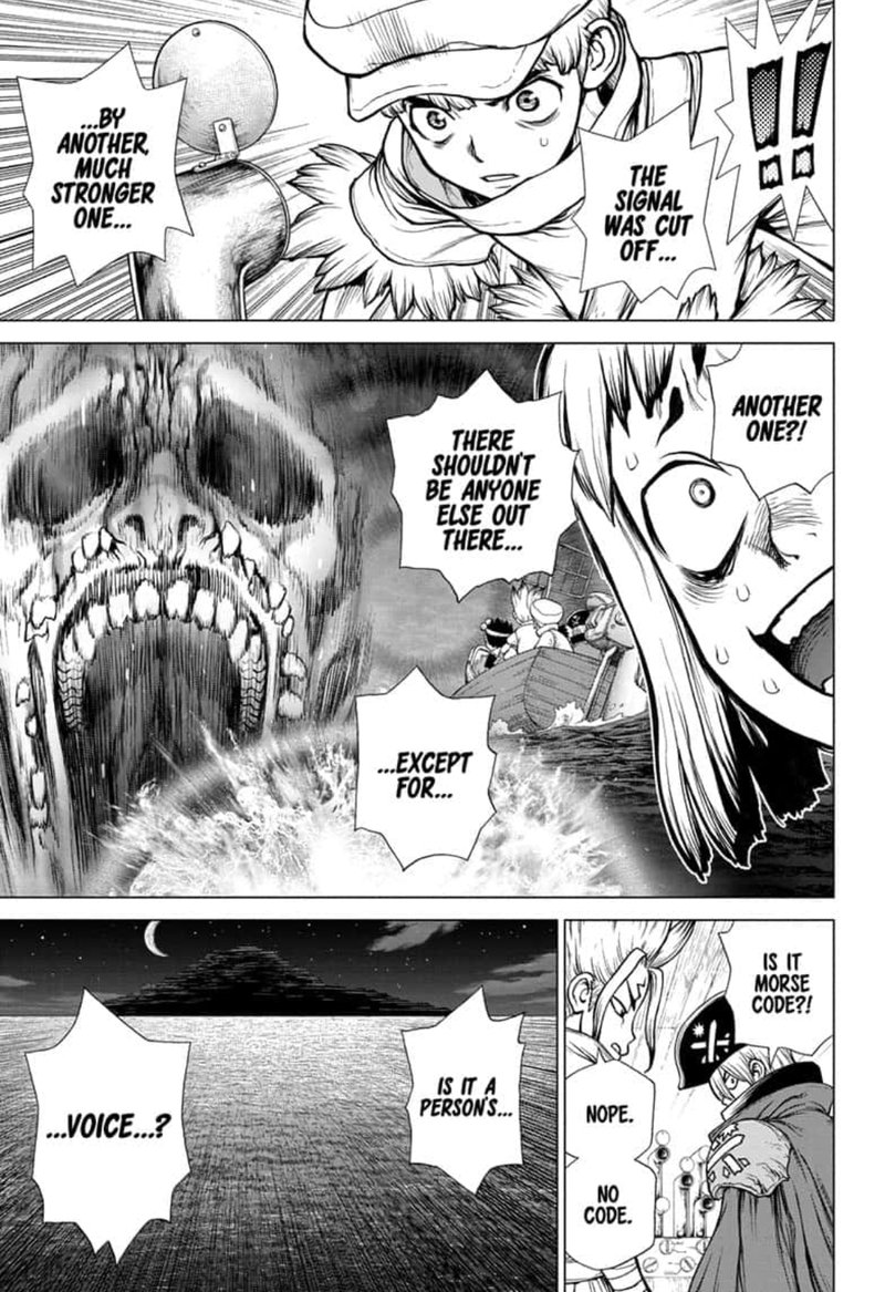 Dr. Stone Manga Chapter 138 page 15 - Epilogue of Part 3 (End of Part 3) scene