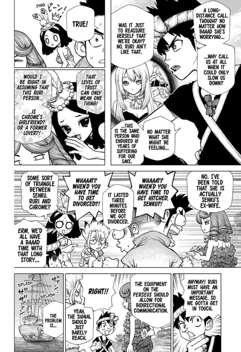 Dr. Stone Manga Chapter 138 page 4 - Epilogue of Part 3 (End of Part 3) scene