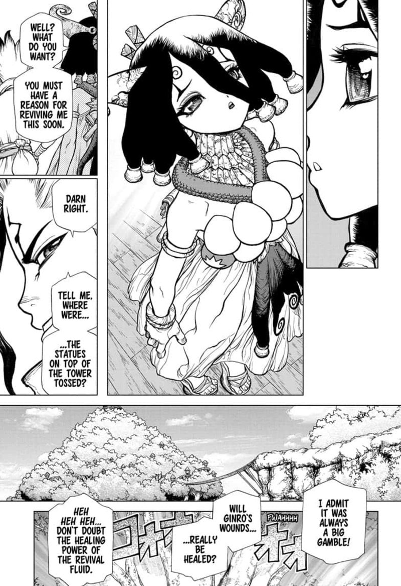 Dr. Stone Manga Chapter 138 page 9 - Epilogue of Part 3 (End of Part 3) scene