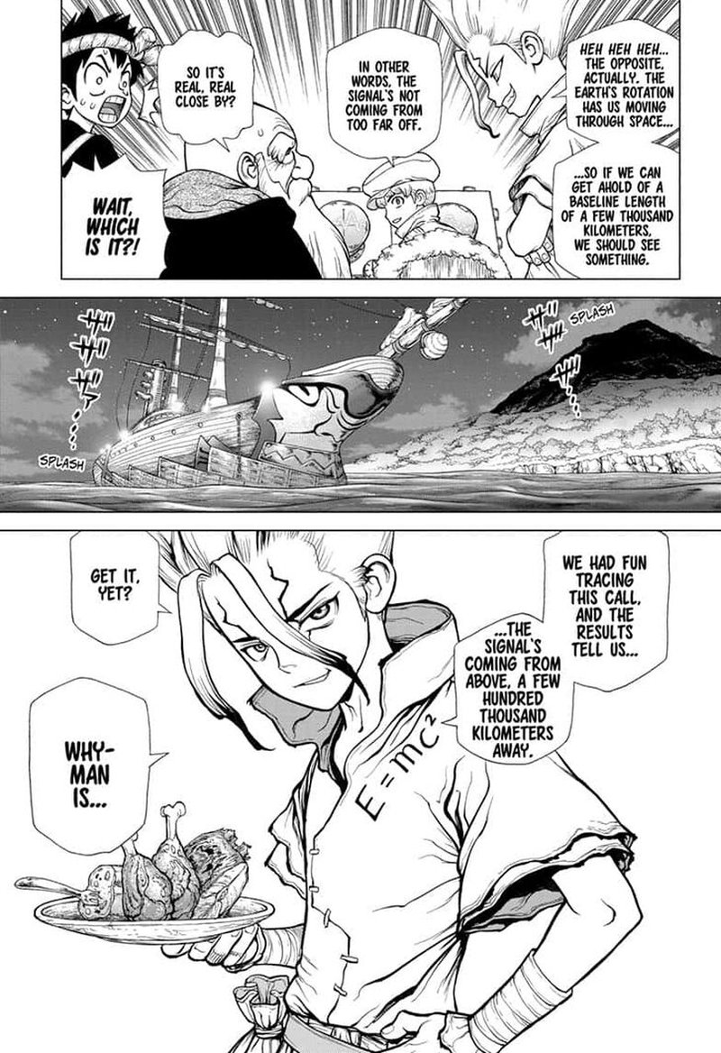 Dr. Stone Manga Chapter 139 page 15 - First Dream scene