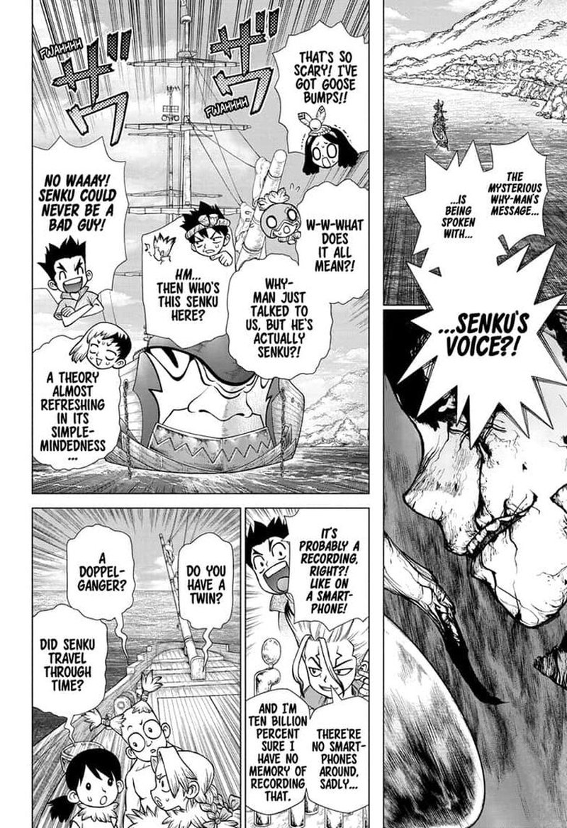 Dr. Stone Manga Chapter 139 page 2 - First Dream scene
