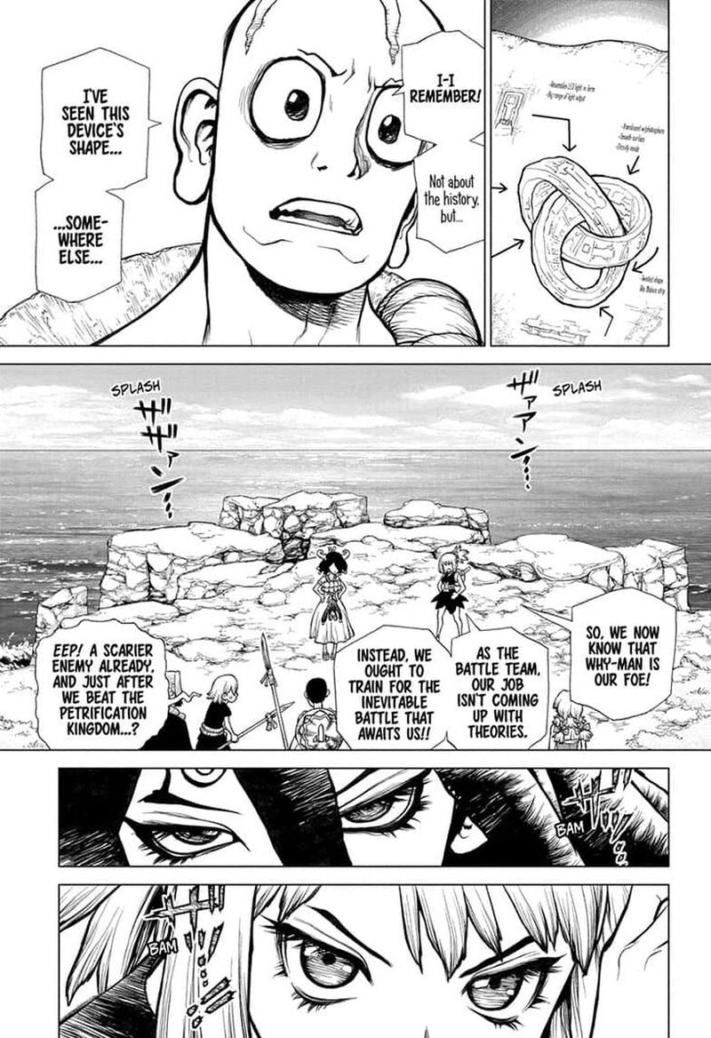 Dr. Stone Manga Chapter 139 page 5 - First Dream scene