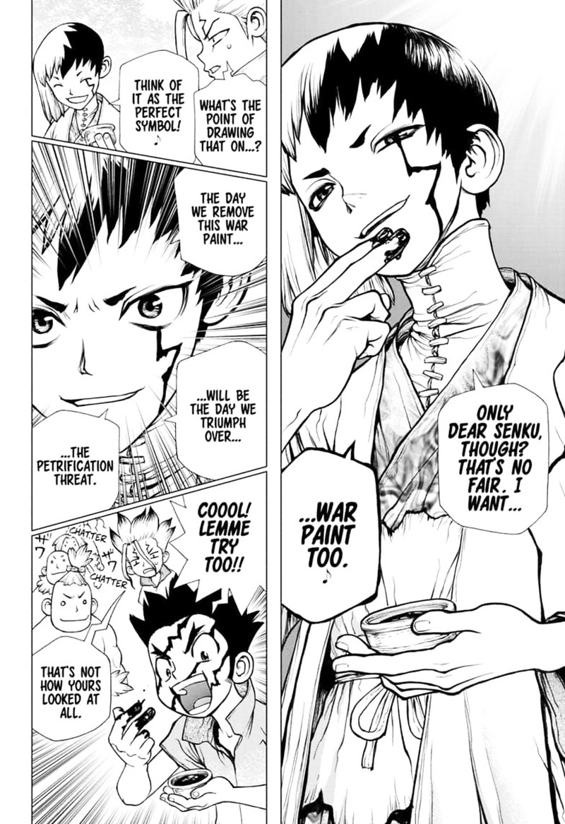 Dr. Stone Manga Chapter 141 page 19 - First Team scene