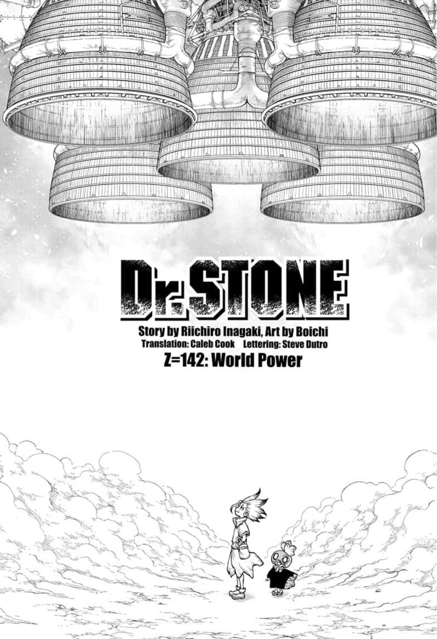 Dr. Stone Manga Chapter 142 page 1 - World Power scene