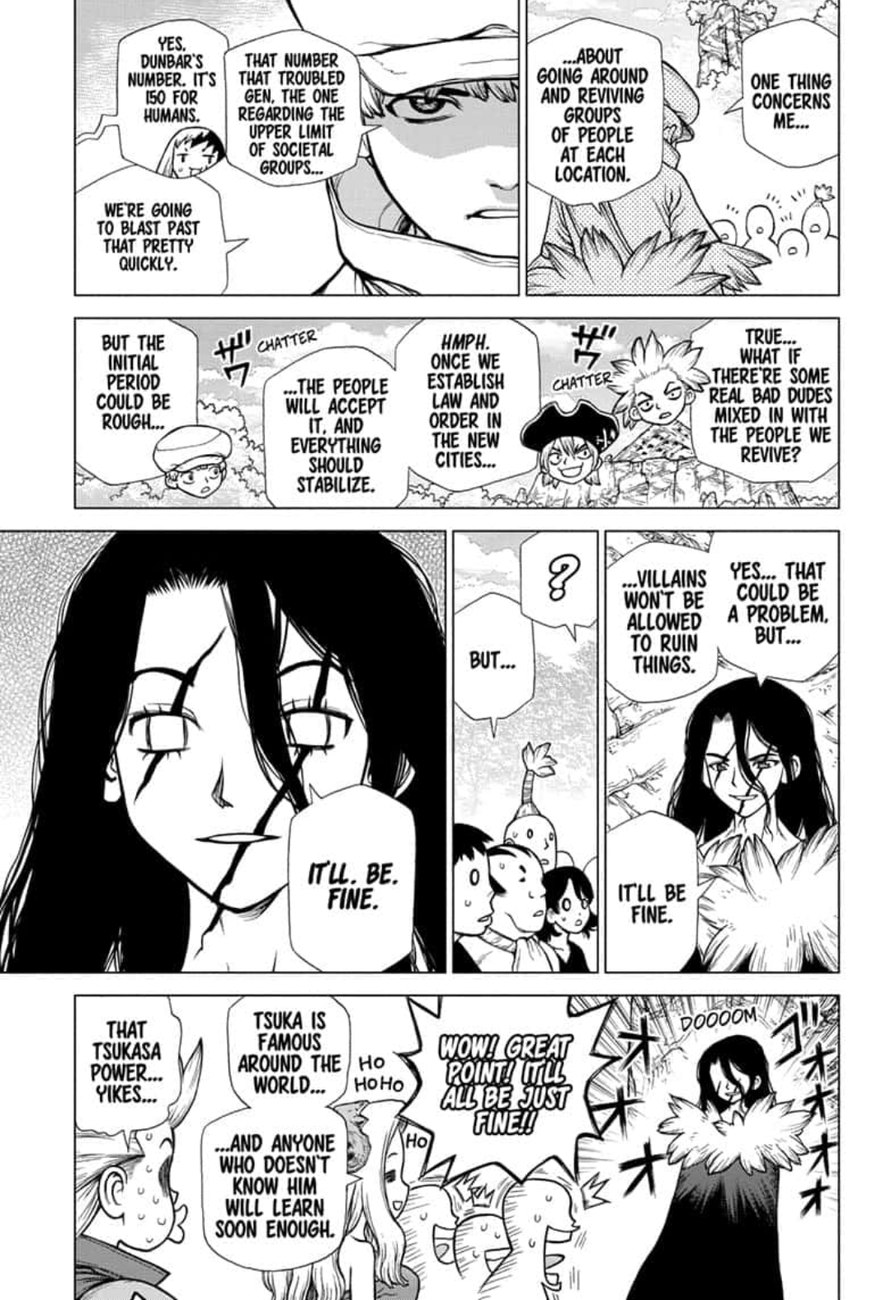 Dr. Stone Manga Chapter 142 page 10 - World Power scene