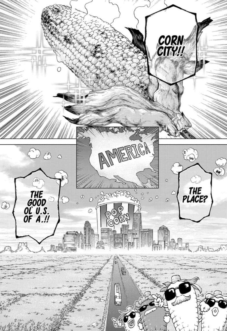 Dr. Stone Manga Chapter 142 page 16 - World Power scene