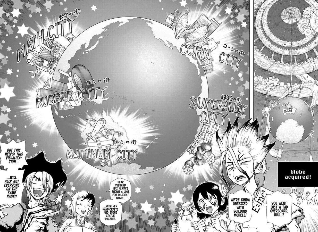 Dr. Stone Manga Chapter 142 page 6 - World Power scene