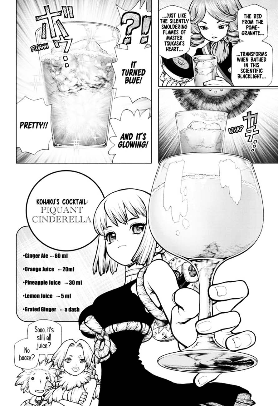 Dr. Stone Manga Chapter 145 page 12 - Bar Francois scene