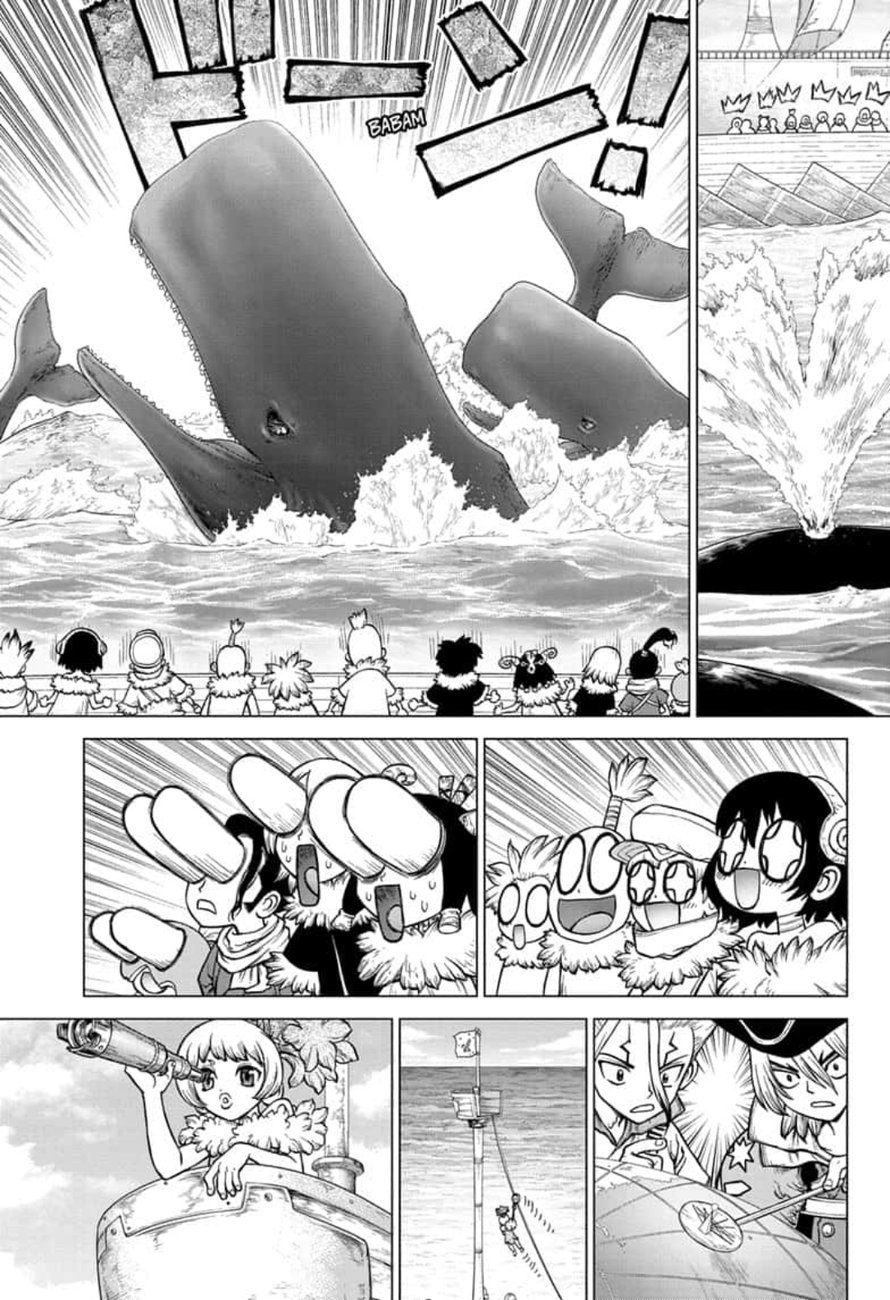 Dr. Stone Manga Chapter 147 page 18 - Science Journey scene