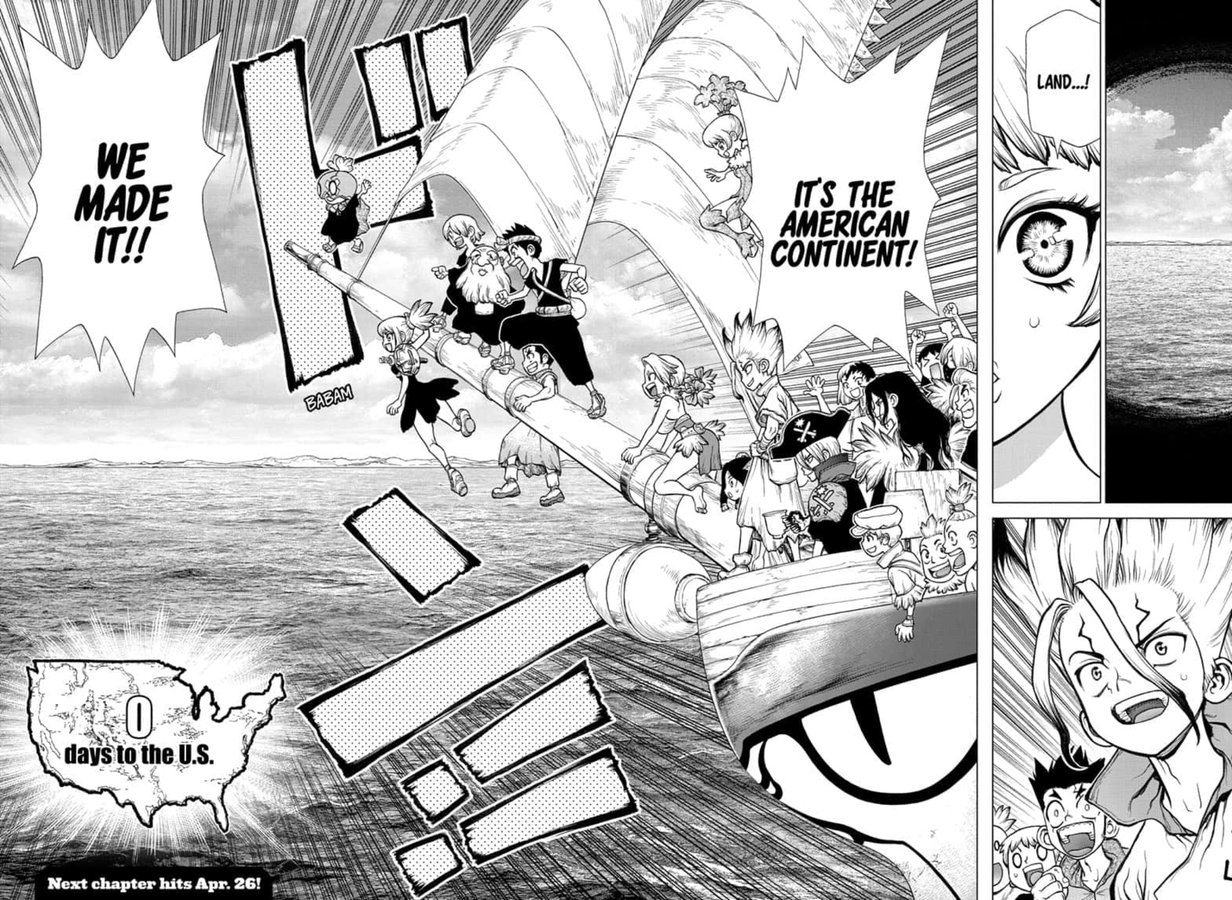 Dr. Stone Manga Chapter 147 page 19 - Science Journey scene