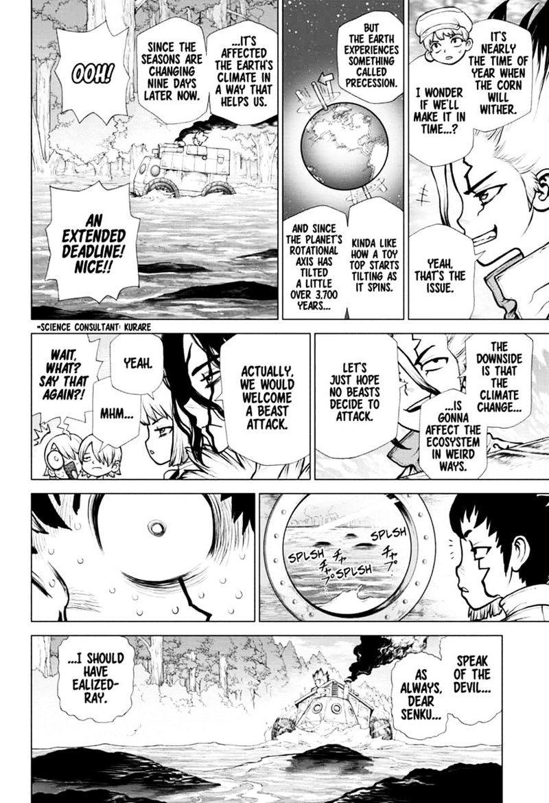 Dr. Stone Manga Chapter 148 page 9 - Pioneers of Earth scene