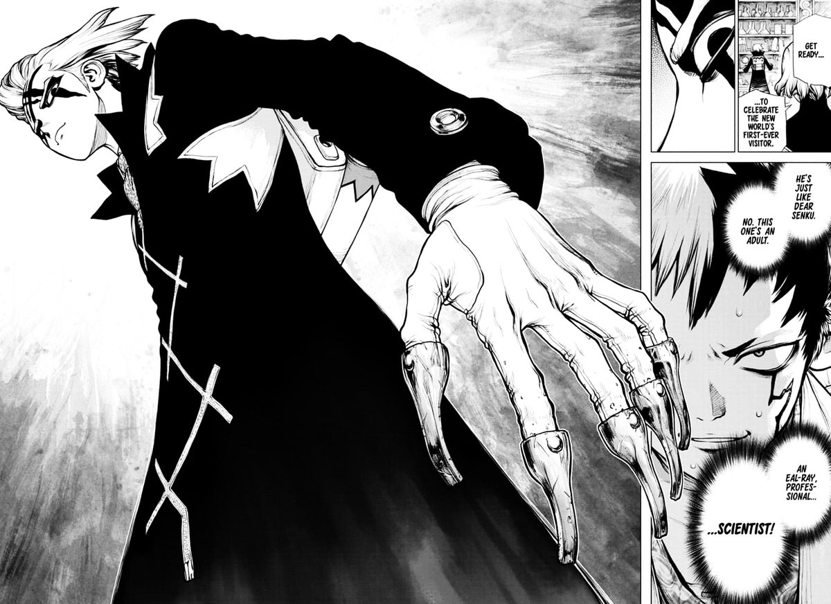 Dr. Stone Manga Chapter 151 page 10 - Dr. X scene
