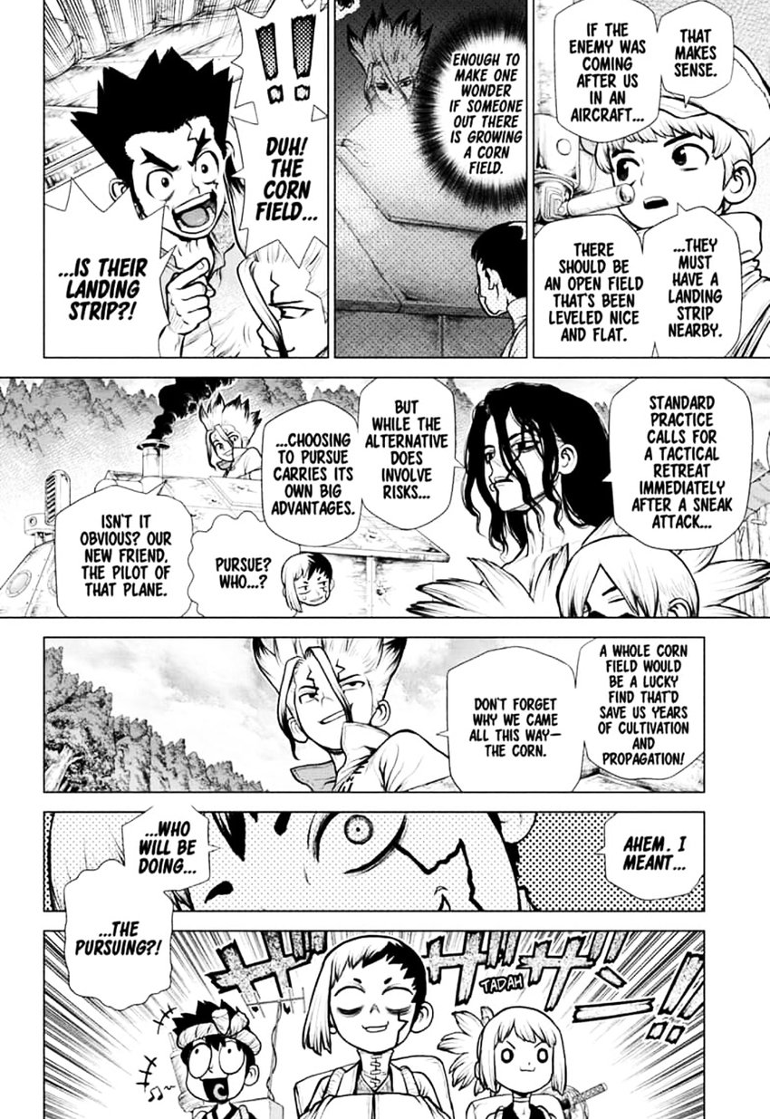 Dr. Stone Manga Chapter 151 page 2 - Dr. X scene