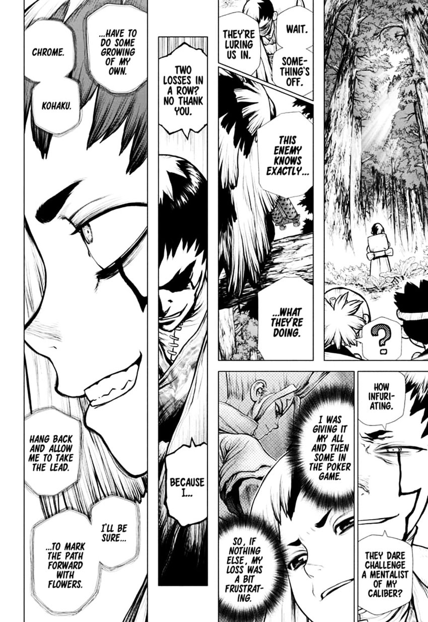 Dr. Stone Manga Chapter 151 page 4 - Dr. X scene