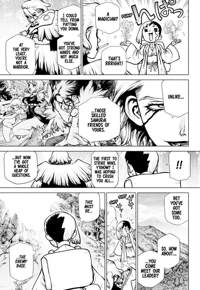 Dr. Stone Manga Chapter 151 page 7 - Dr. X scene