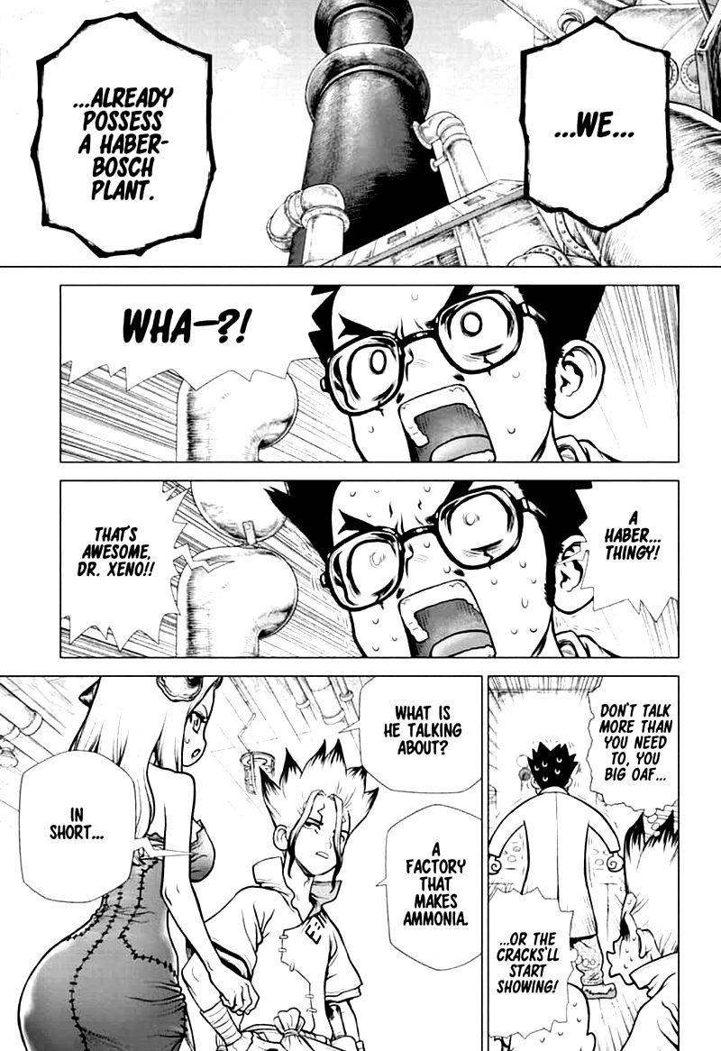 Dr. Stone Manga Chapter 152 page 11 - Doctor vs Doctor scene