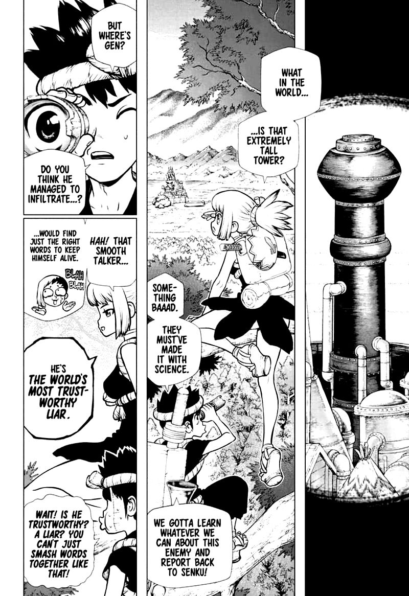Dr. Stone Manga Chapter 152 page 2 - Doctor vs Doctor scene