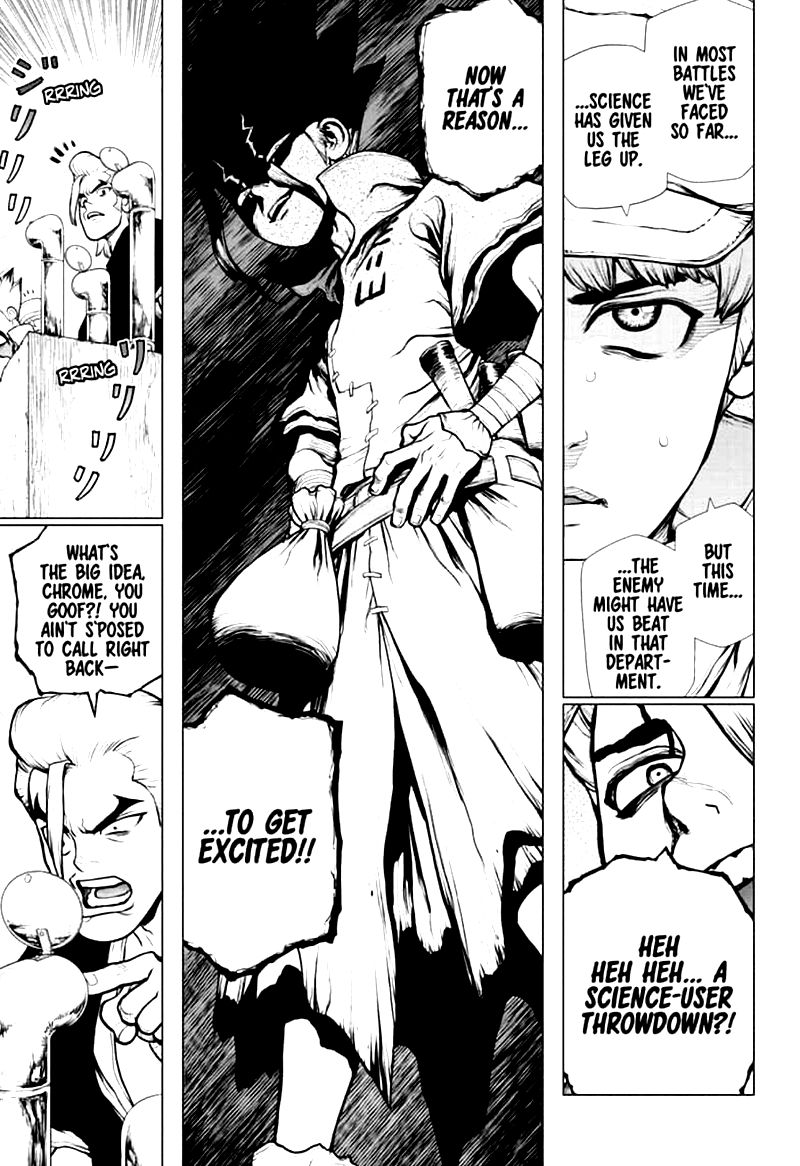 Dr. Stone Manga Chapter 152 page 5 - Doctor vs Doctor scene