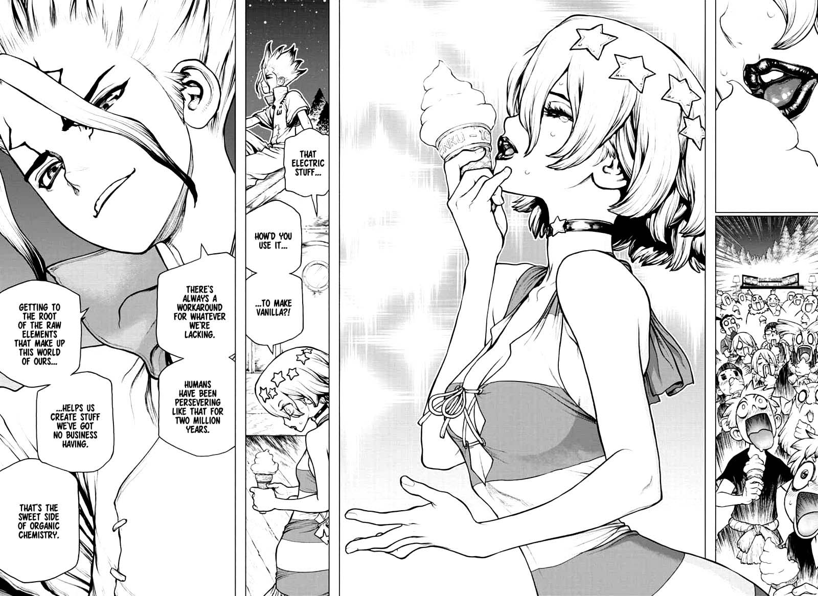 Dr. Stone Manga Chapter 155 page 14 - Science is Elegant scene