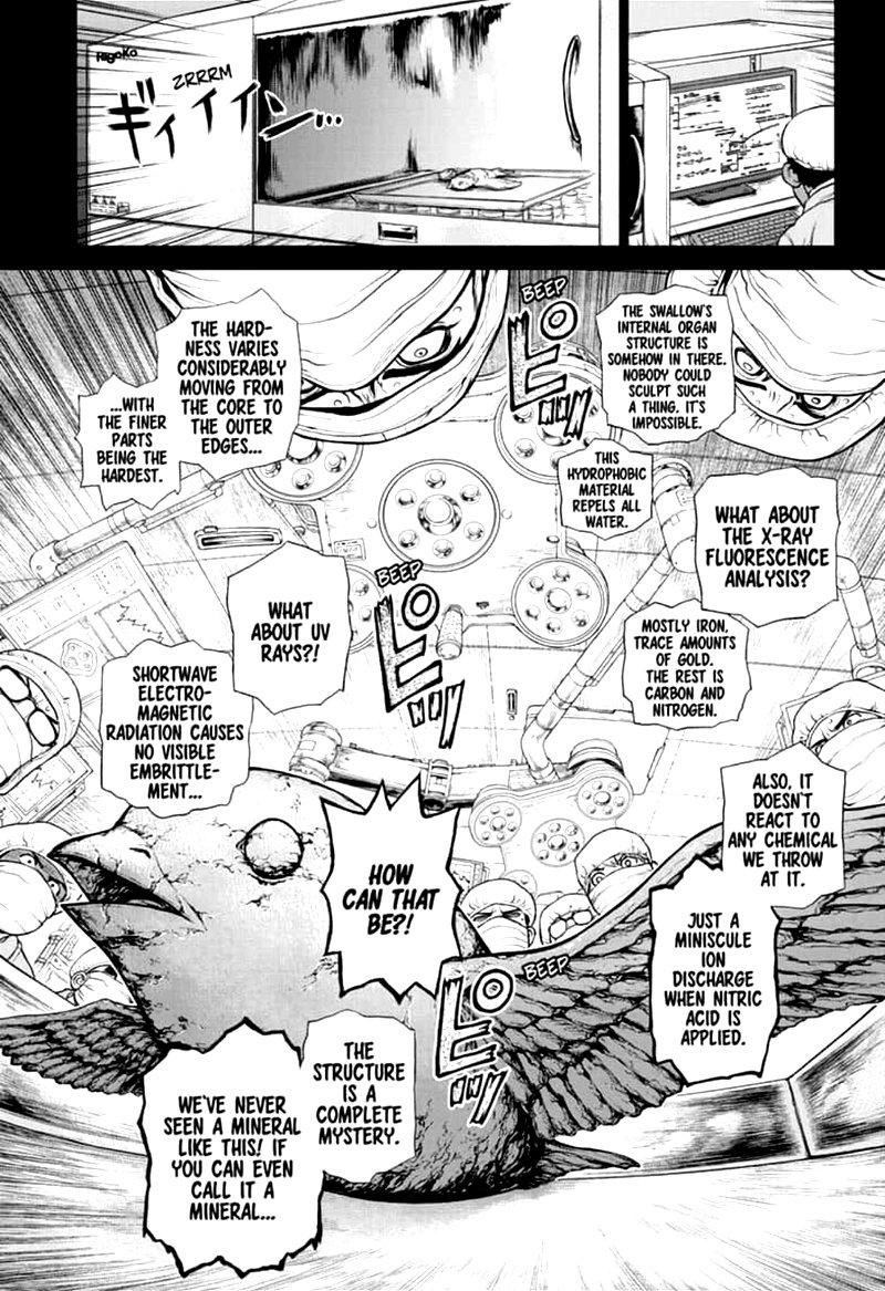 Dr. Stone Manga Chapter 157 page 3 - Same Time, Same Place scene