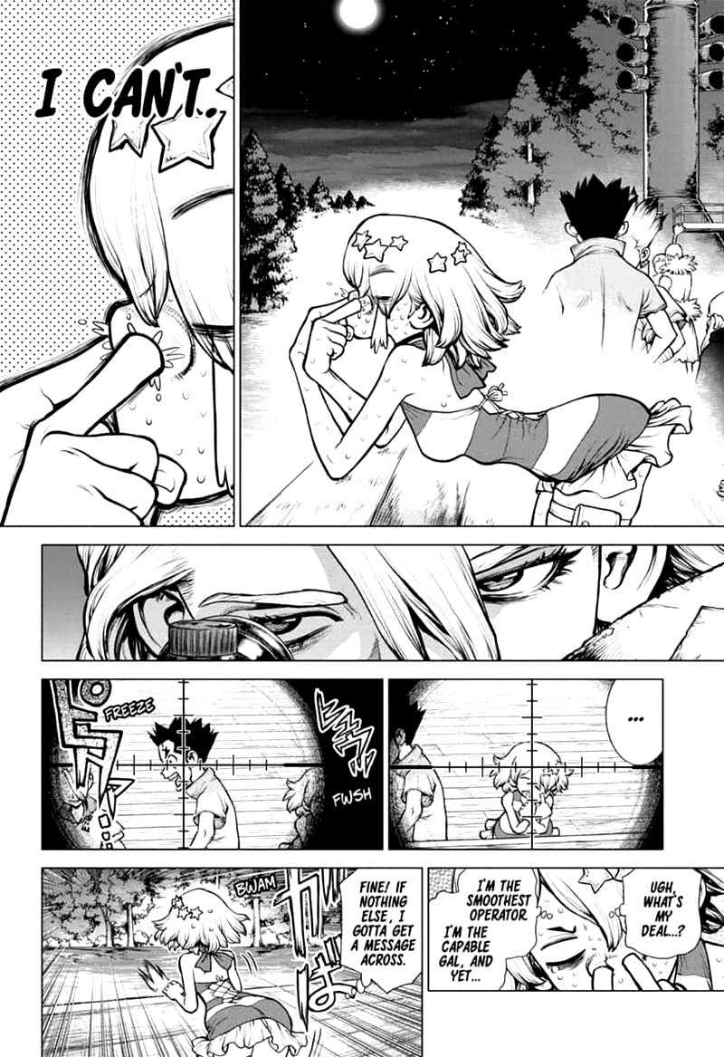 Dr. Stone Manga Chapter 158 page 11 - Who is the Scientist? scene