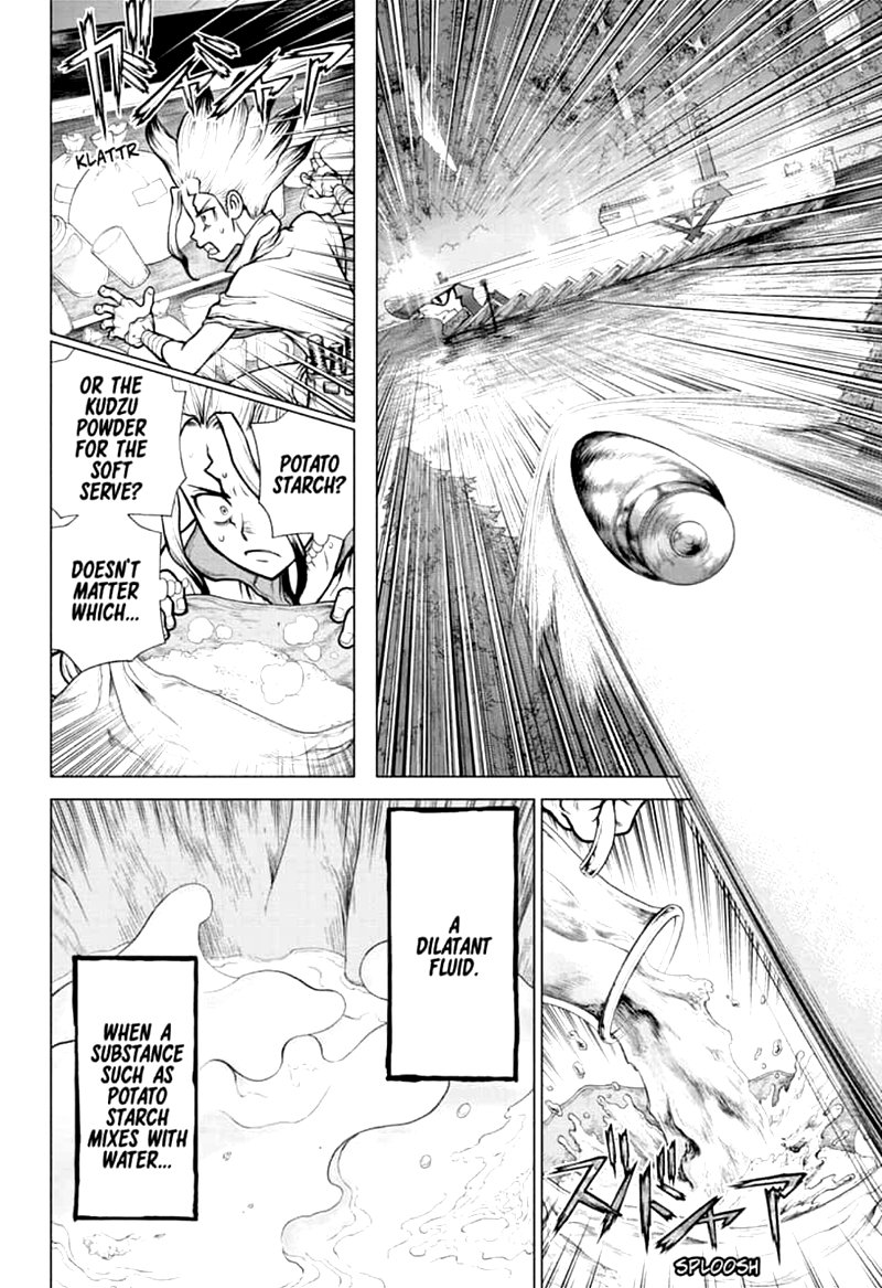 Dr. Stone Manga Chapter 159 page 14 - Lock On scene