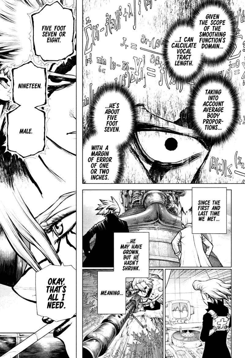 Dr. Stone Manga Chapter 159 page 5 - Lock On scene