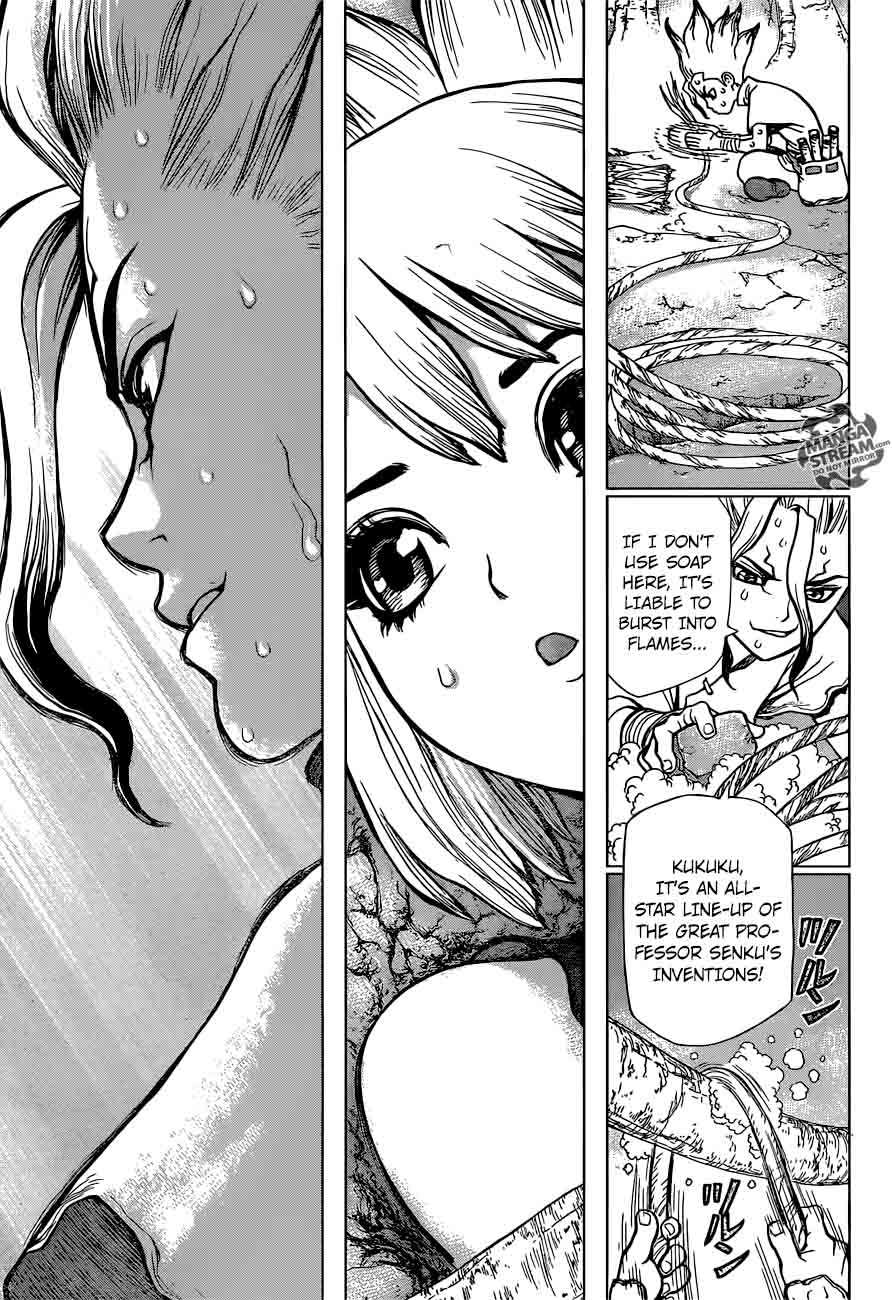 Dr. Stone Manga Chapter 16 page 14 - Kohaku scene