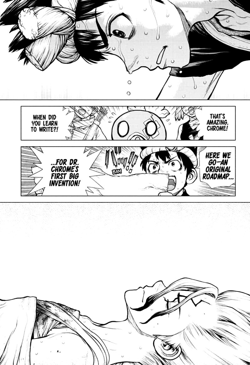 Dr. Stone Manga Chapter 161 page 16 - Craft Wars scene
