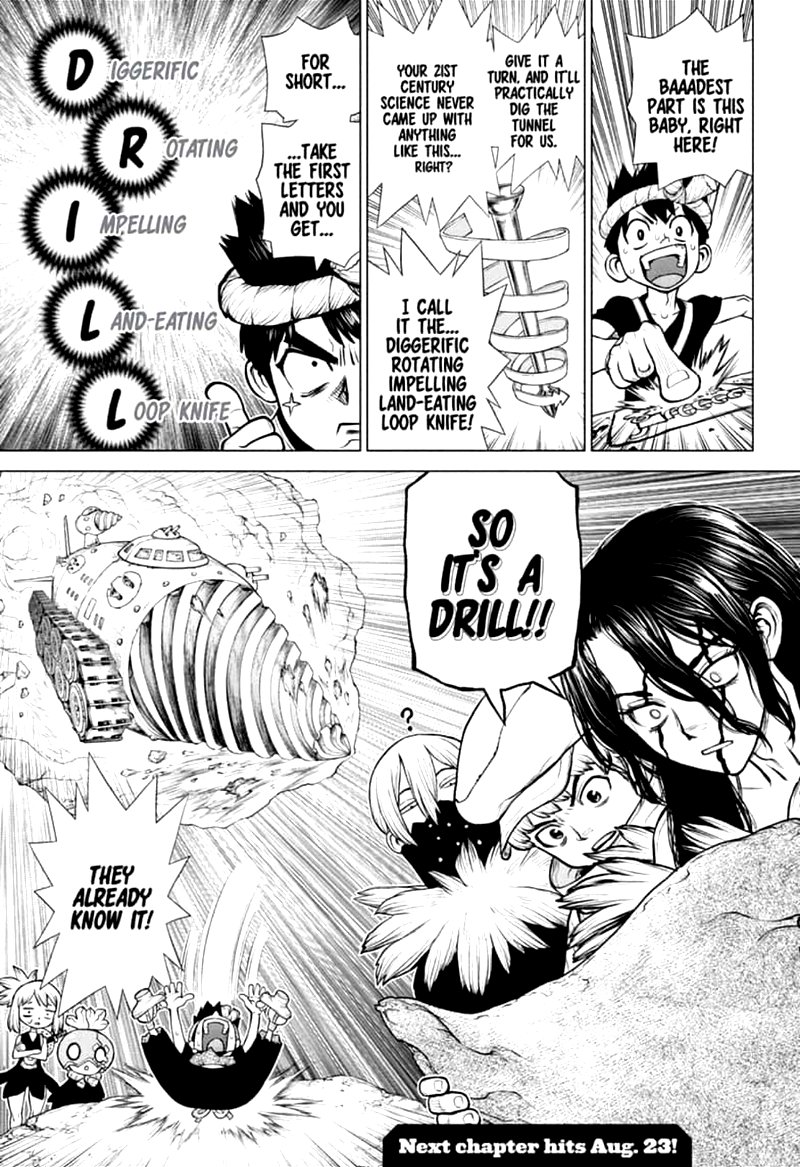 Dr. Stone Manga Chapter 161 page 18 - Craft Wars scene