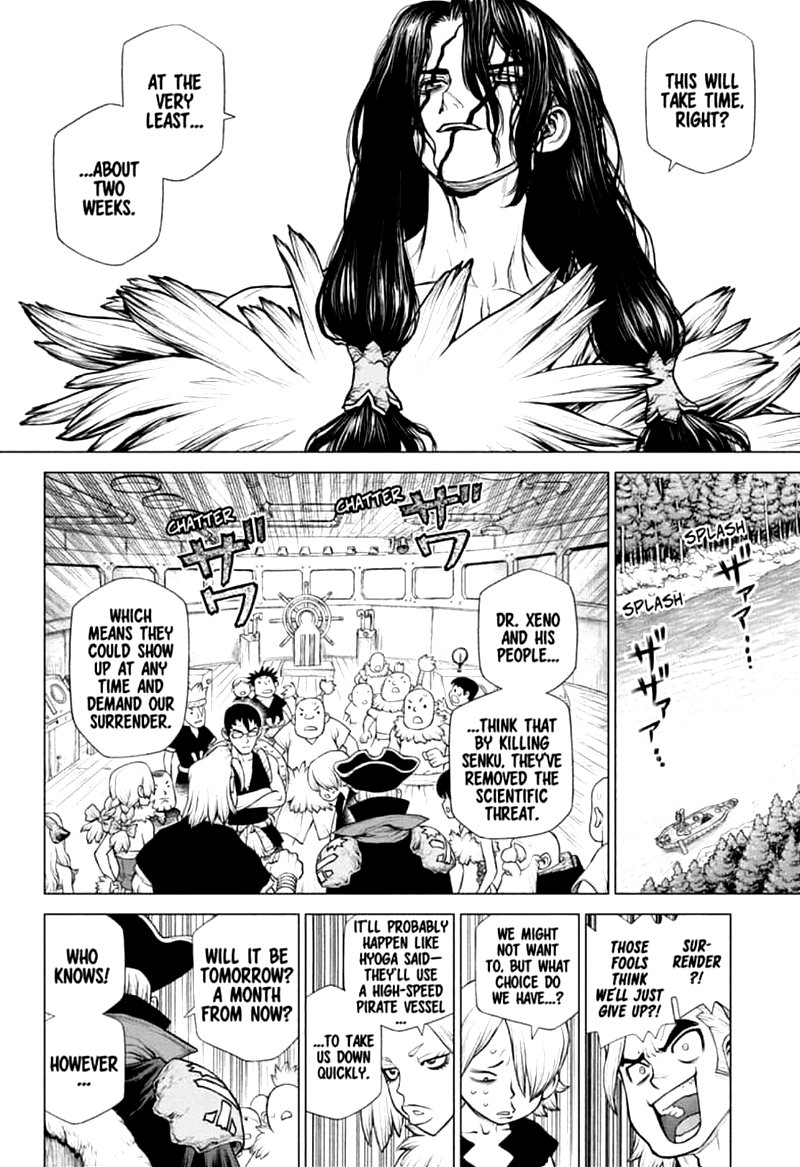 Dr. Stone Manga Chapter 161 page 4 - Craft Wars scene