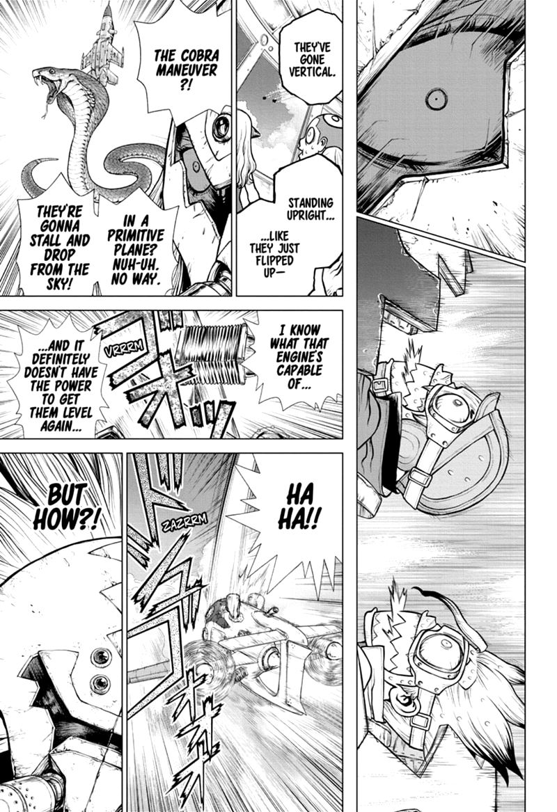 Dr. Stone Manga Chapter 164 page 14 - Re-Lock On scene