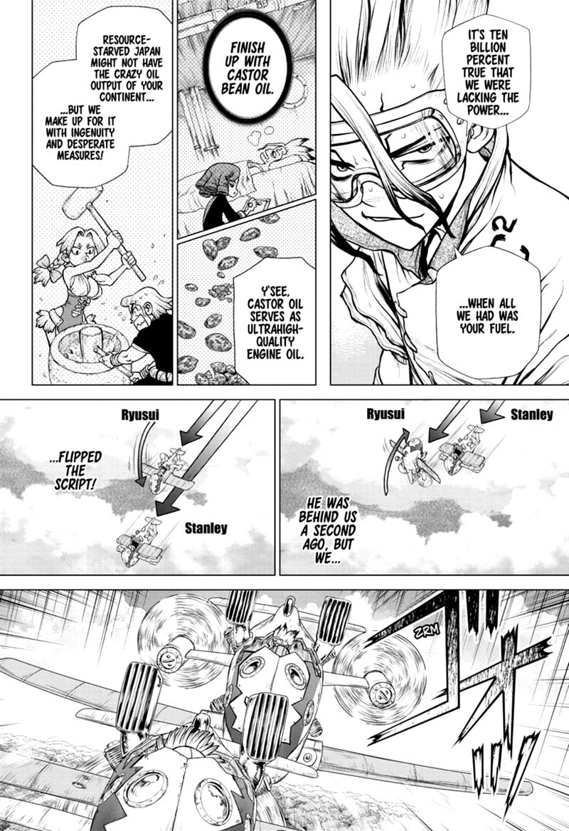 Dr. Stone Manga Chapter 164 page 15 - Re-Lock On scene