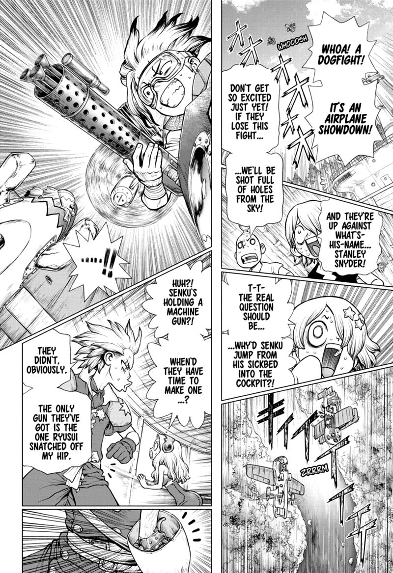 Dr. Stone Manga Chapter 164 page 3 - Re-Lock On scene