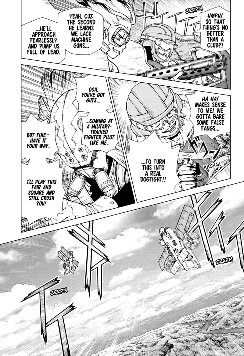 Dr. Stone Manga Chapter 164 page 4 - Re-Lock On scene