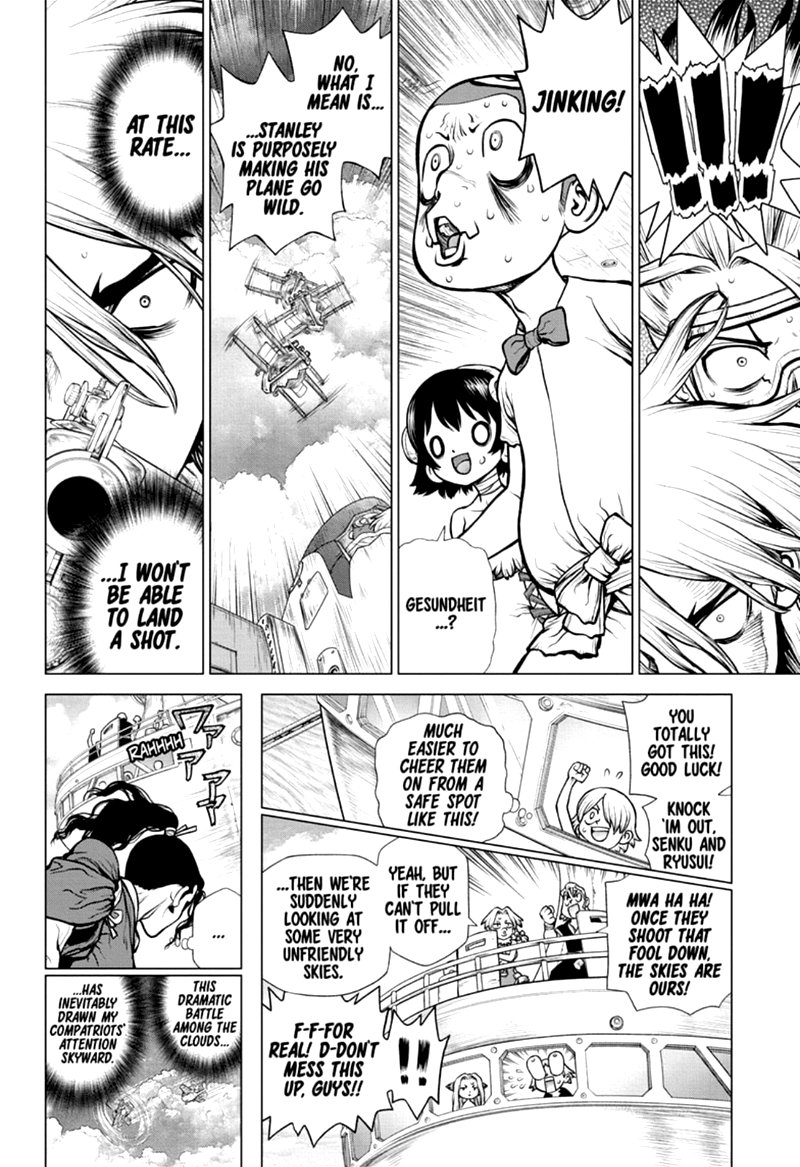 Dr. Stone Manga Chapter 165 page 2 - Know the Rules, Make the Rules scene
