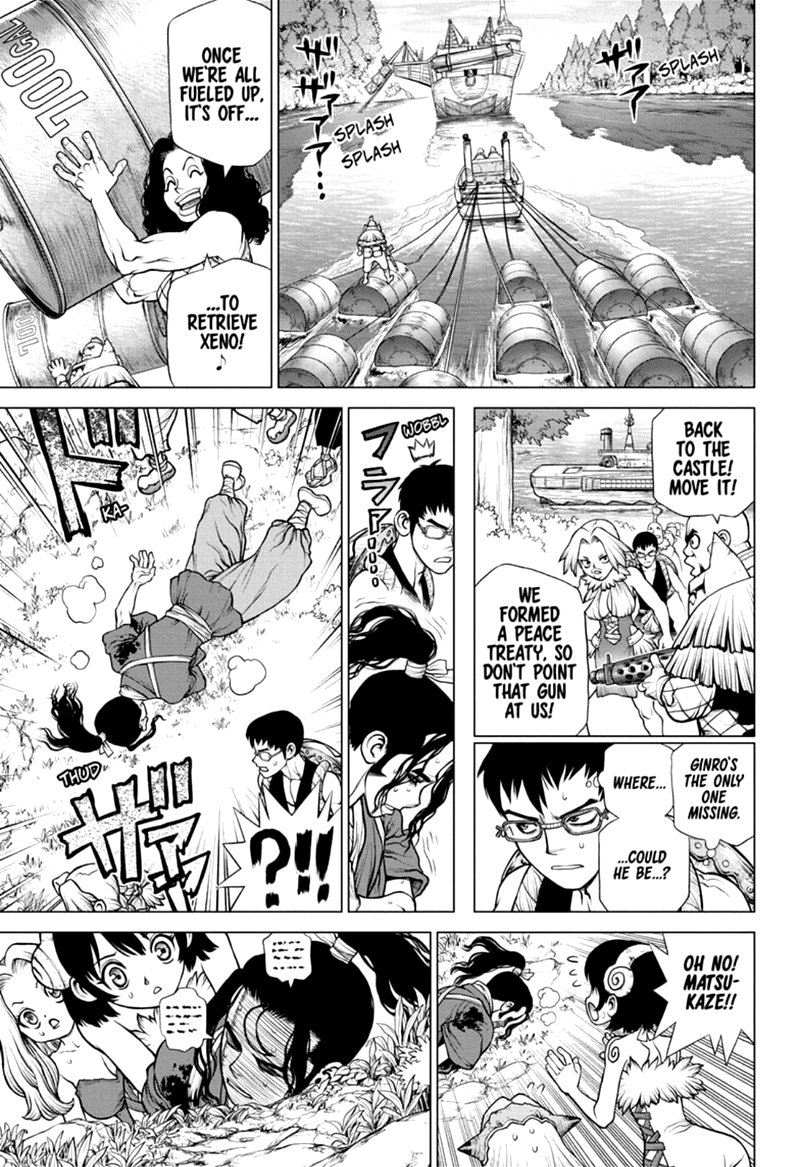 Dr. Stone Manga Chapter 170 page 3 - Staring Up at the Same Moon scene