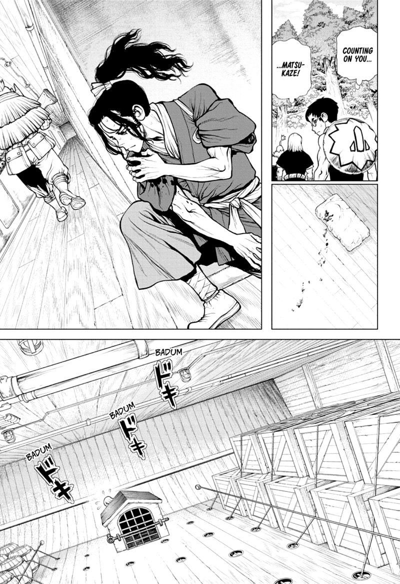 Dr. Stone Manga Chapter 170 page 5 - Staring Up at the Same Moon scene