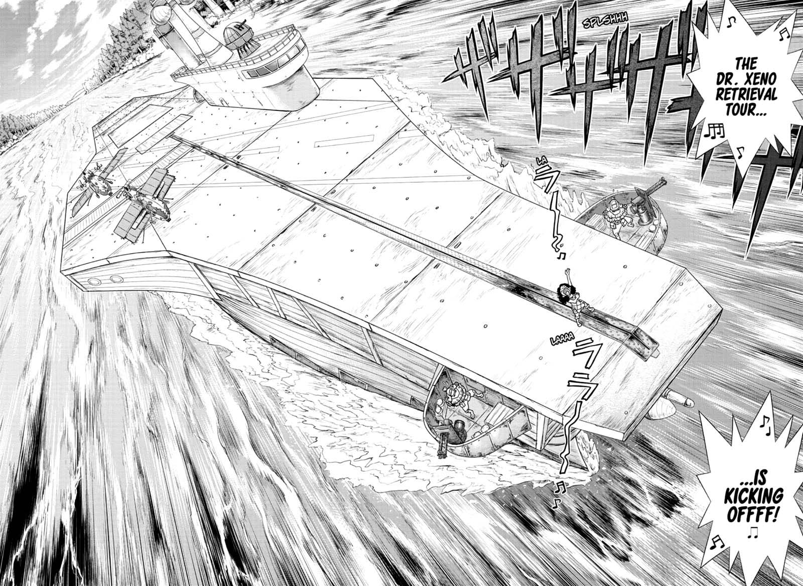 Dr. Stone Manga Chapter 170 page 8 - Staring Up at the Same Moon scene