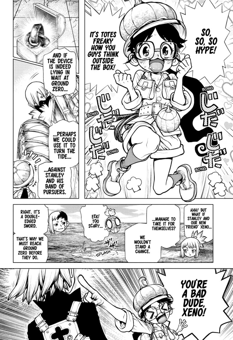 Dr. Stone Manga Chapter 173 page 3 - Earth Race scene