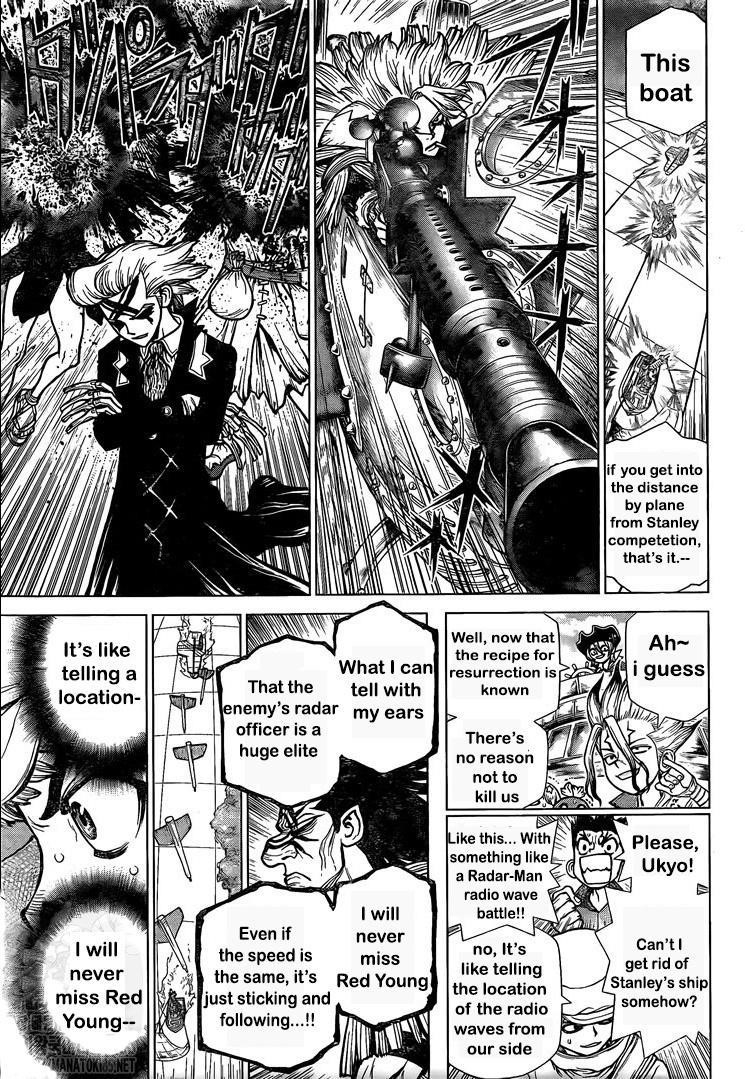 Dr. Stone Manga Chapter 174 page 3 - The Specter of the Panama Canal scene