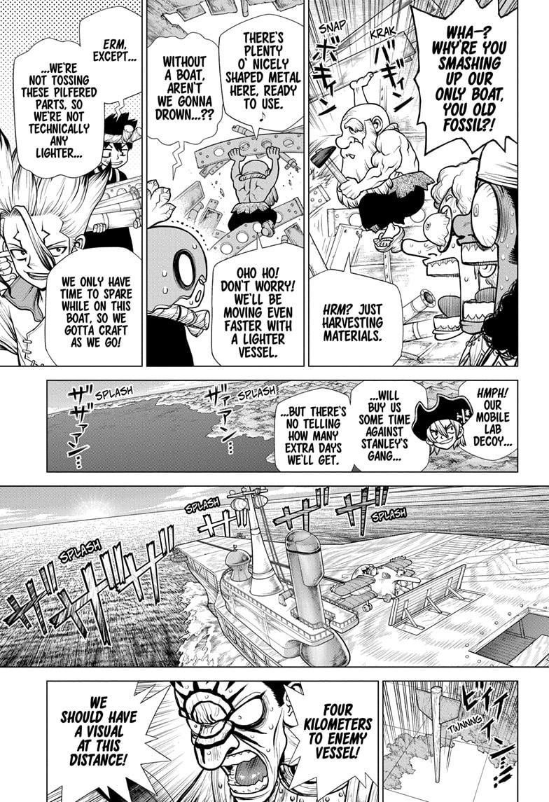 Dr. Stone Manga Chapter 175 page 7 - Ultra Race Across South America scene