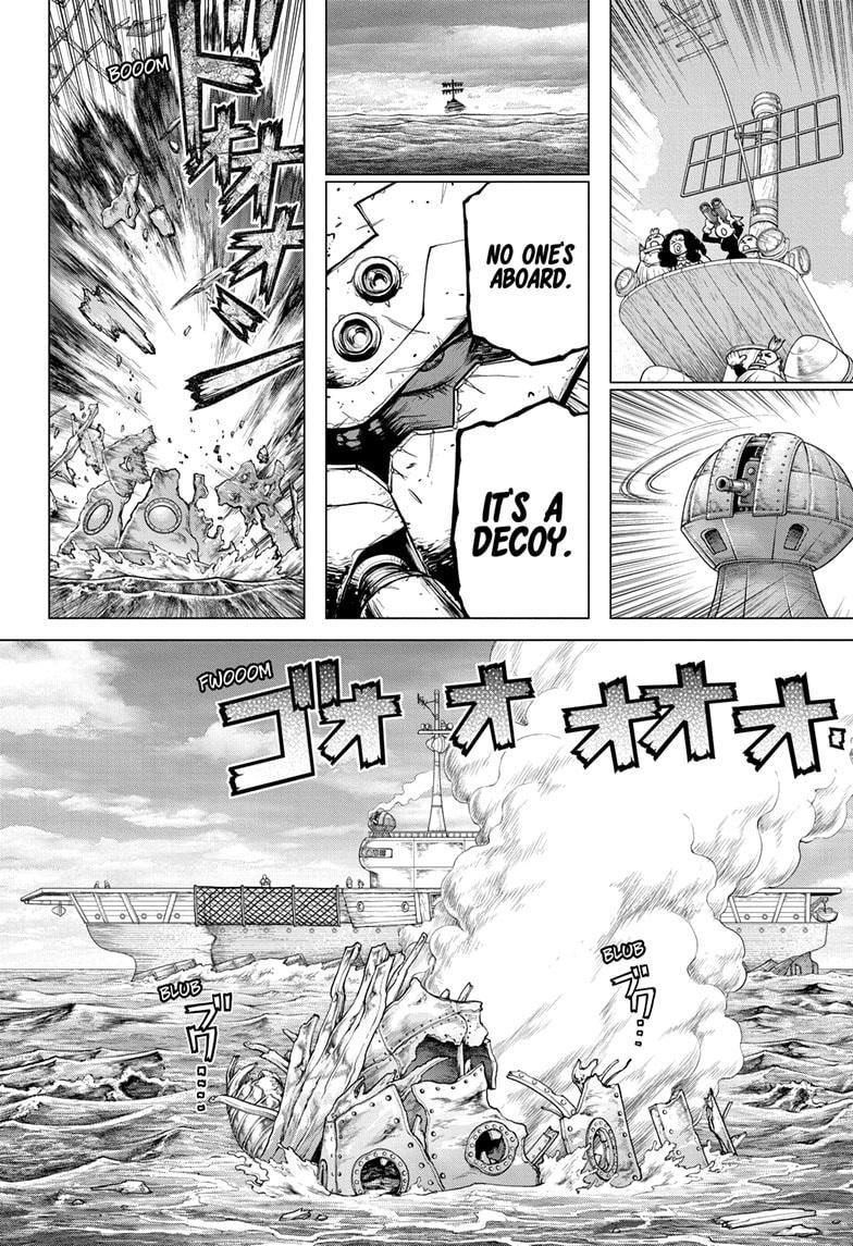 Dr. Stone Manga Chapter 175 page 8 - Ultra Race Across South America scene