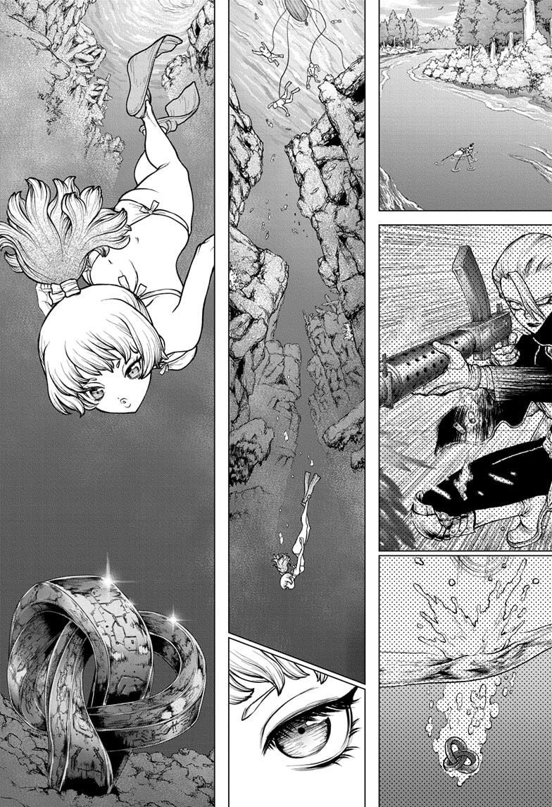 Dr. Stone Manga Chapter 177 page 3 - Medusa Mechanism scene