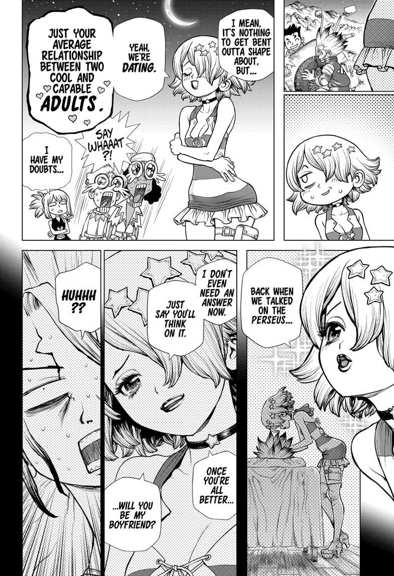 Dr. Stone Manga Chapter 178 page 11 - Science Scales Mountains scene