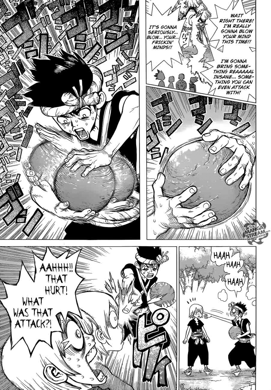 Dr. Stone Manga Chapter 18 page 10 - Sorcery Showdown scene