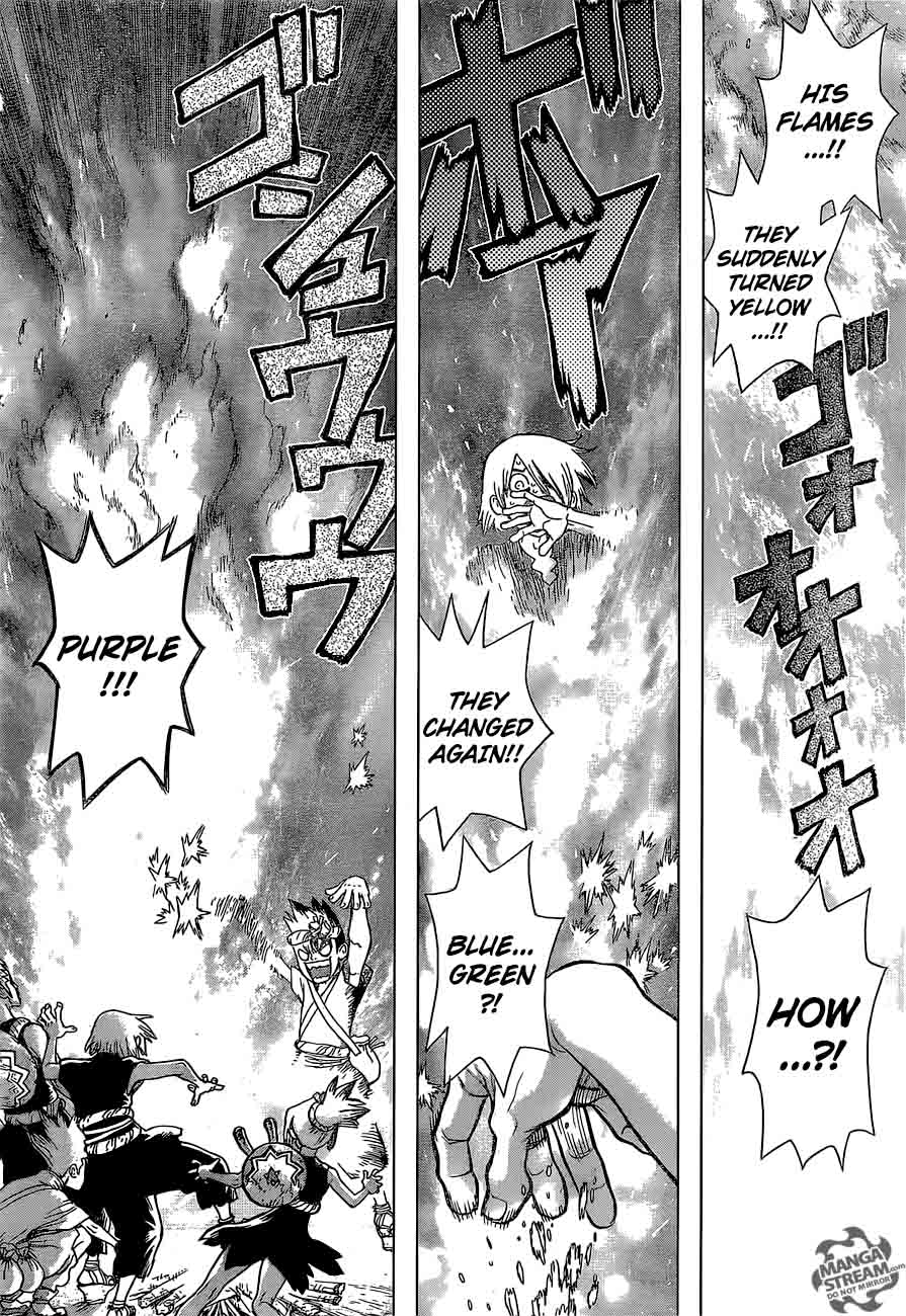 Dr. Stone Manga Chapter 18 page 7 - Sorcery Showdown scene