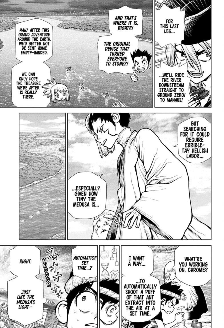 Dr. Stone Manga Chapter 180 page 11 - Sickening Yet Beautiful scene