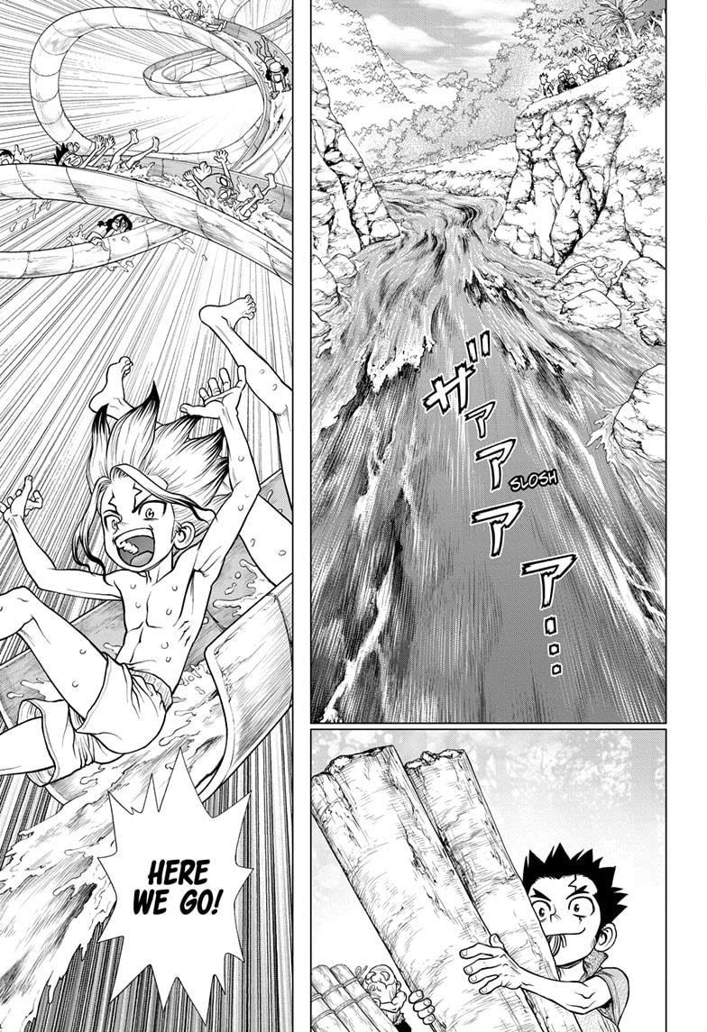 Dr. Stone Manga Chapter 180 page 9 - Sickening Yet Beautiful scene